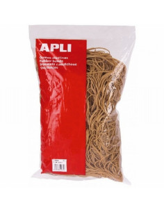 GOMAS ELASTICAS APLI 100 X 2 MM Nº10 BOLSA DE 100 GR (12856) - GOMA ELA.2MM*100MM 100GR.