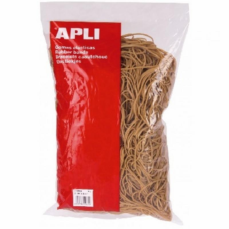 GOMAS ELASTICAS APLI 100 X 2 MM Nº10 BOLSA DE 100 GR (12856) - GOMA ELA.2MM*100MM 100GR.