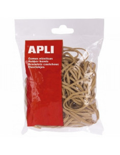 GOMAS ELASTICAS APLI 200 X 3 MM Nº20 BOLSA DE 100 GR (12859) - GOMA ELA.3MM*200MM 100GRS.