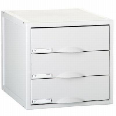 MODULO ARCHISYSTEM DE ARCHIVO 2000 DE 3 CAJONES GRIS...