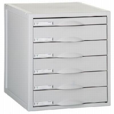 MODULO ARCHISYSTEM DE ARCHIVO 2000 DE 6 CAJONES GRIS...