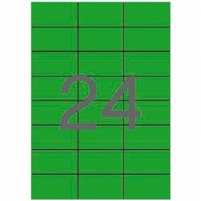 ETIQUETA ADHESIVA APLI LASER/COPY/INKJET 70X37 MM. VERDE...
