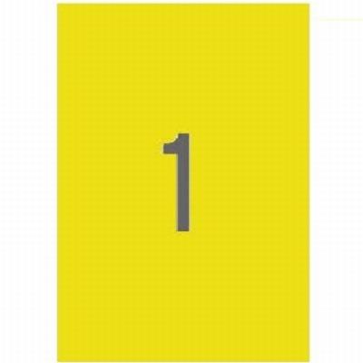 ETIQUETA ADHESIVA APLI LASER/COPY/INKJET 210X297 MM....