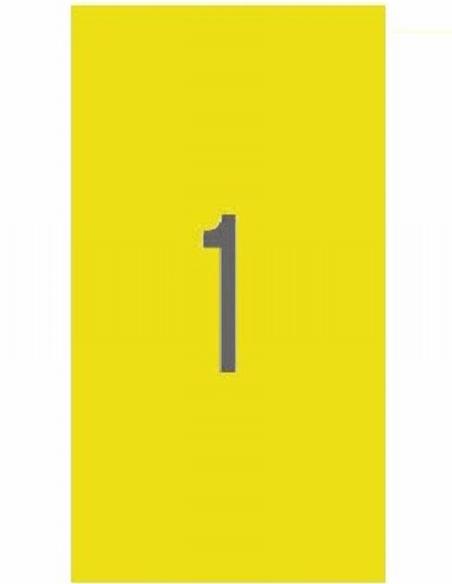 ETIQUETA ADHESIVA APLI LASER/COPY/INKJET 210X297 MM. AMARILLA 20 HOJAS DIN A4 20 ETIQUETAS (01599) - ETIQ.LASER 210*297 AM CJ20
