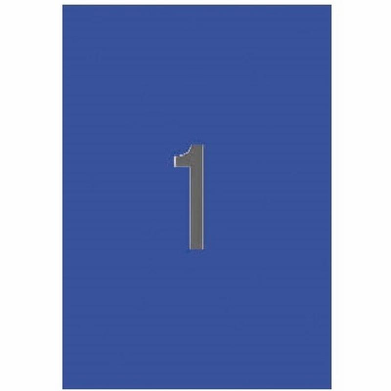 ETIQUETA ADHESIVA APLI LASER/COPY/INKJET 210X297 MM. AZUL 20 HOJAS DIN A4 20 ETIQUETAS (01600) - ETIQ.LASER 210*297 AZ CJ20