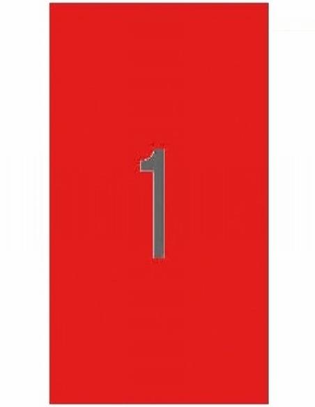 ETIQUETA ADHESIVA APLI LASER/COPY/INKJET 210X297 MM. ROJA 20 HOJAS DIN A4 20 ETIQUETAS (01601) - ETIQ.LASER 210*297 RJ CJ20