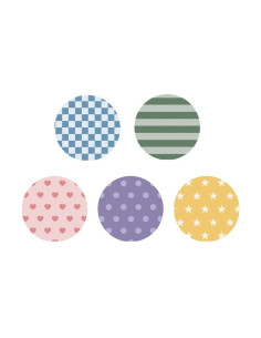 PAPEL REGALO PASTEL APLI 0,7x2M (18630) - PAPEL REGALO 0.7*2M
