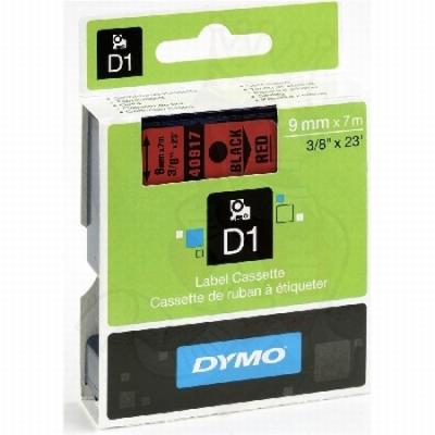 CINTA DYMO 1000 NEGRO-ROJO 9MM X 7MTS. D1 (S0720720)...