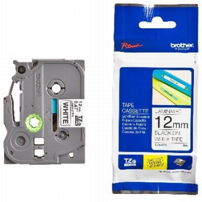 CINTA BROTHER BLANCO-NEGRO 12MM LONGITUD 8 METROS...