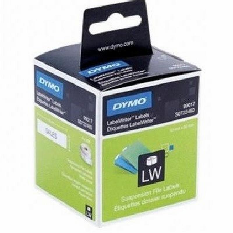 ETIQUETA ADHESIVA DYMO 99017 -TAMAÑO 50X12 MM PARA IMPRESORA LABELWRITER 220 ETIQUETAS POR ROLLO USO DIRECCIONES CAJA DE 1