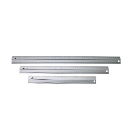 REGLA METALICA DE ALUMINIO OFFICE BOX 30CM. (24930) - REGLA 30CM.ALUMINIO