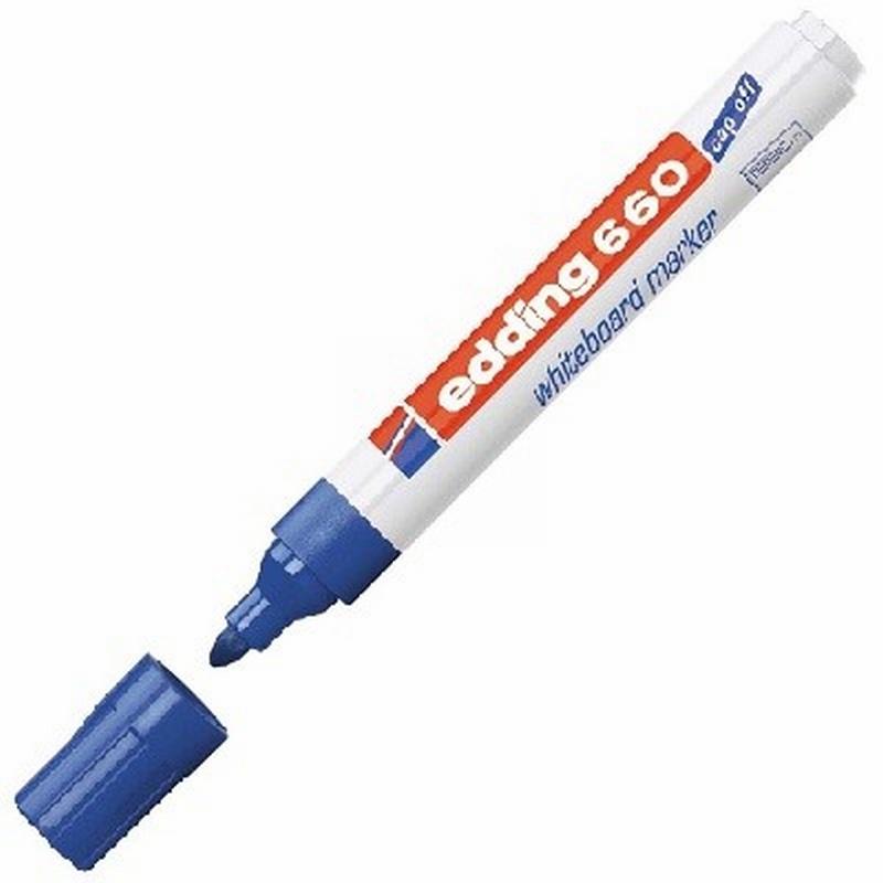 ROTULADOR EDDING 660 AZUL PARA PIZARRA BLANCA (660-03) DE EDDING - ROT.PIZ.EDDING 660 AZ