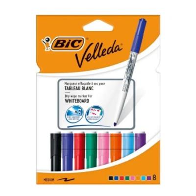ROTULADORES VELLEDA PIZARRA BLANCA PUNTA CONICA 8 COLORES...