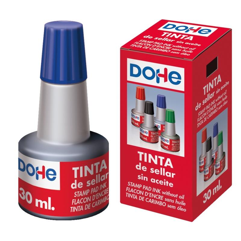 TINTA DOHE PARA SELLAR 30ML AZUL (79535) - TINTA TAMPON AZ ADVENDI