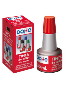 TINTA DOHE PARA SELLAR 30ML ROJA (79536) - TINTA TAMPON RJ ADVENDI