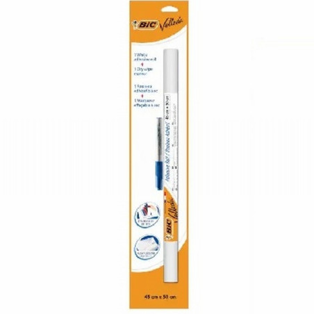 PIZARRA BLANCA VELLEDA ADHESIVA ROLLO 50X45 CMS. (870494) - PIZARRA BLANCA ROLLO 0.50*0.45