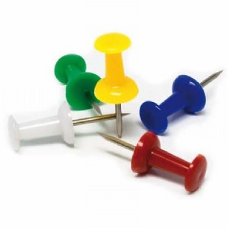 AGUJAS DE SEÑALIZAR KORES COLORES SURTIDOS CAJA DE 100 UNIDADES (00470980) - SEÑALIZADORES COLORES CJ.100