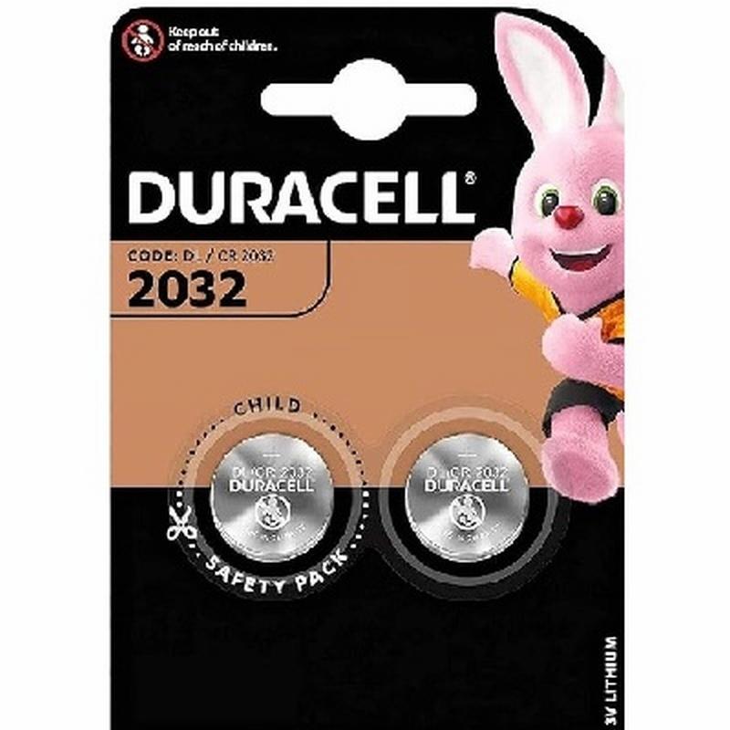 PILA DURACELL ALCALINA BOTON CR2032 BLISTER 2 UNIDADES (940282) - PILA BOTON ALCALINA CR2032 DURACELL 2UN.