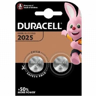 PILA DURACELL ALCALINA BOTON CR2025 BLISTER 2 UNIDADES...