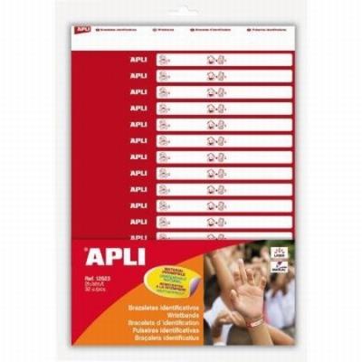BRAZELETES APLI PARA IDENTIFICACION 32 UNIDADES (12523)...