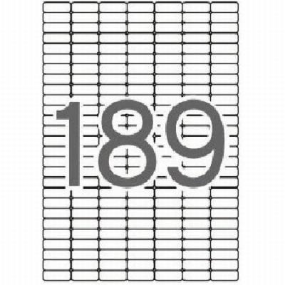 ETIQUETAS BLANCAS REMOVIBLES 25,4 X 10,0 MM 4725...