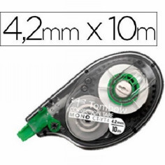 CORRECTOR TOMBOW CINTA 4,2 MM X 10 MT APLICACION LATERAL (CTYT420) - CORRECTOR TOMBOW 4.2MM*10M LATERAL