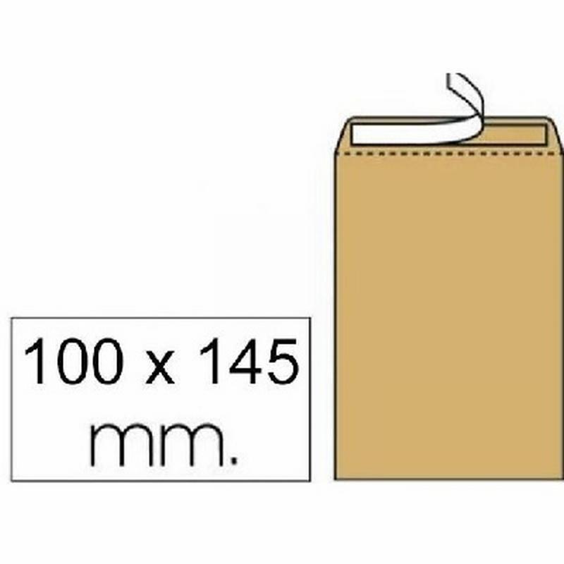 BOLSA 100x145 KRAFT CAJA 1000 UD. SALARIOS TIRA SILICONA (K2) - BOL.KF.100*145