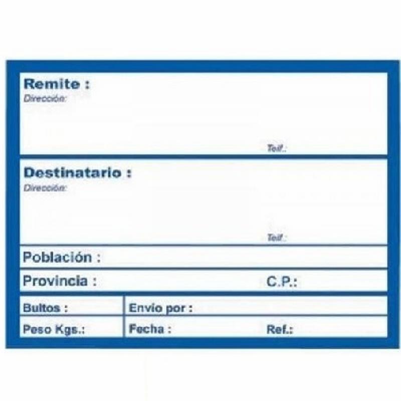 ETIQUETA APLI ADHESIVA ENVIO 200 UNIDADES (00324) - ETIQ.ADH.ENVIOS 86*109 C200 APLI