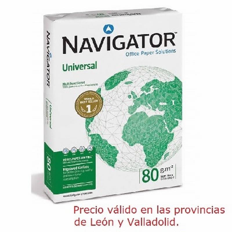 PAPEL FOTOCOPIADORA NAVIGATOR UNIVERSAL A4 80 GRAMOS PREMIUM 500 HOJAS -PRECIOS VALIDOS HASTA 31 DE SEPTIEMBRE-