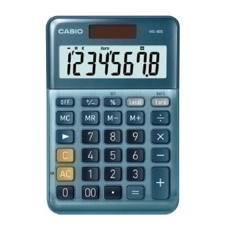 CALCULADORA CASIO MS-80E SOBREMESA 8 DIGITOS (MS-80E) DE CASIO - CALC.CASIO SOBR.8 DIG.MS80