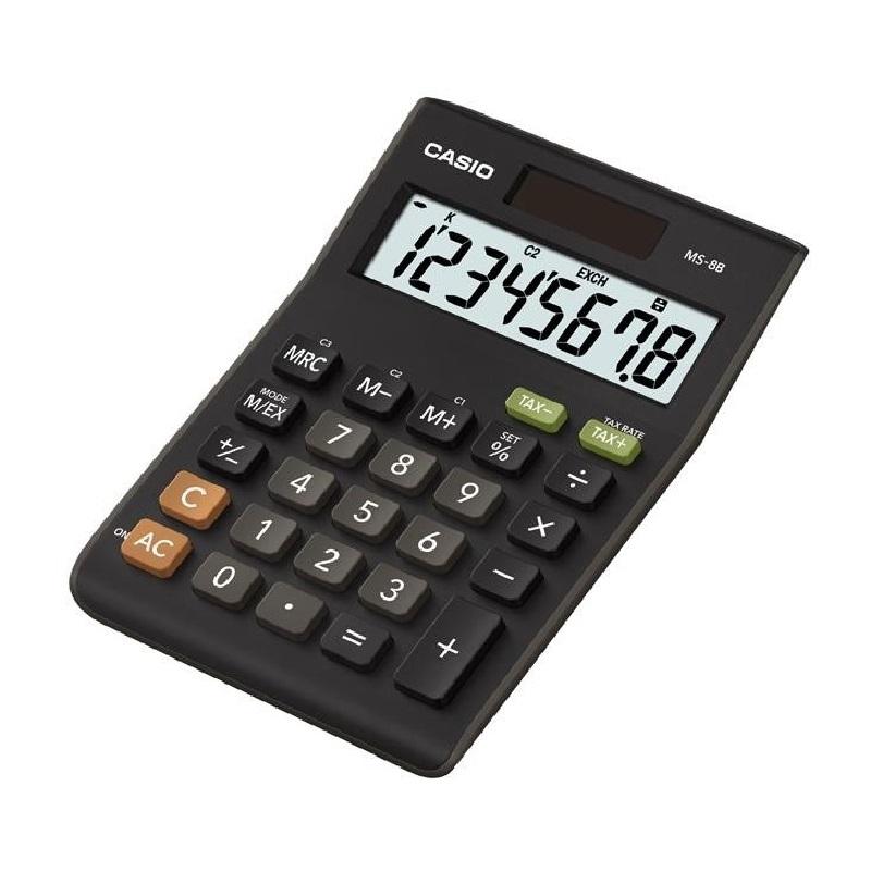 CALCULADORA CASIO MS-8F 8 DIGITOS (MS-8F) DE CASIO - CALC.CASIO SOBR.8DIG.MS8F