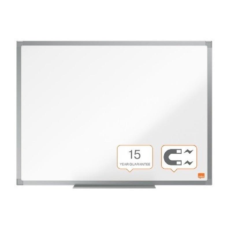 PIZARRA BLANCA MAGNETICA NOBO ESSENCE ACERO LACADO 450X600 MM (1905209) - PIZARRA MAGNET.BL.45*60 ALUM.ACCO