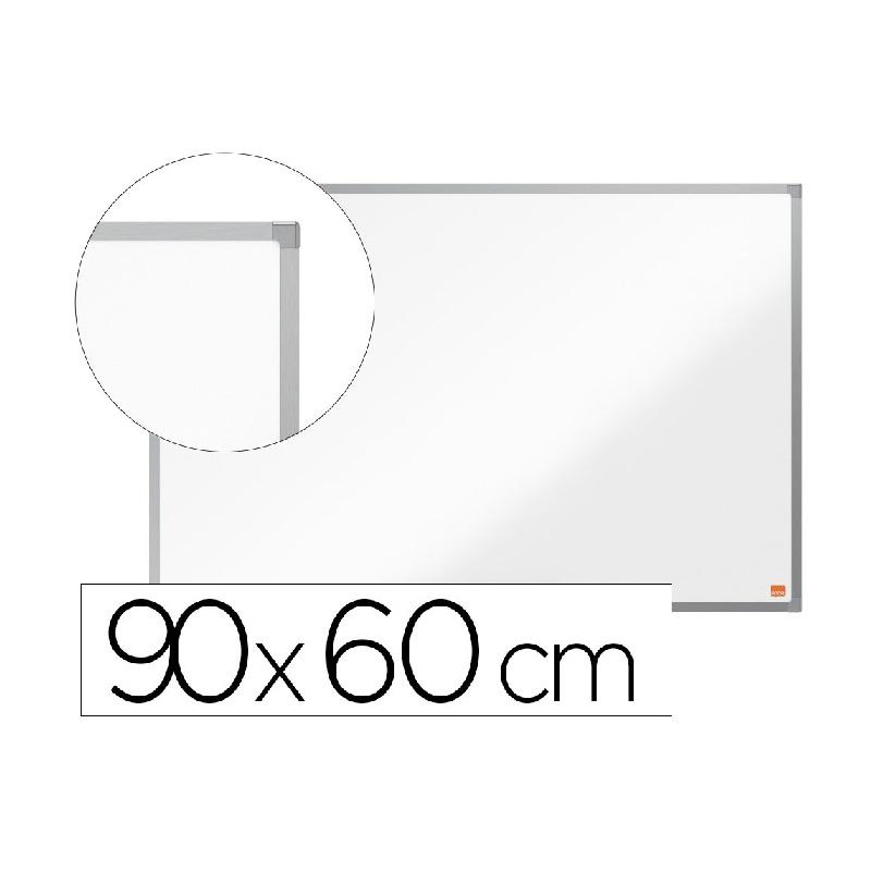 PIZARRA BLANCA MAGNETICA NOBO ESSENCE ACERO LACADO 600X900 MM (1905210) - PIZARRA MAGNET.BL.60*90 ALUM.ACCO
