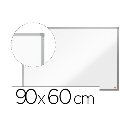 PIZARRA BLANCA MAGNETICA NOBO ESSENCE ACERO LACADO 600X900 MM (1905210) - PIZARRA MAGNET.BL.60*90 ALUM.ACCO