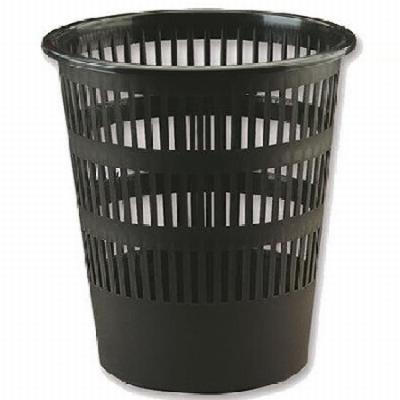 PAPELERA PLASTICO FAIBO REJILLA 12 LITROS NEGRA 295X275...