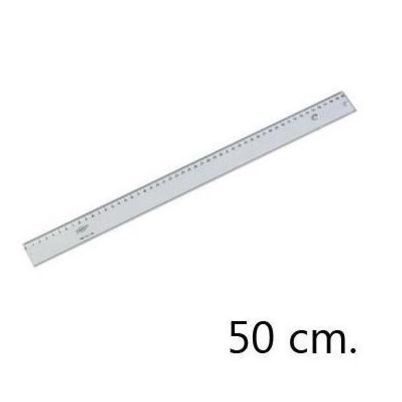 REGLA FAIBO TRANSPARENTE 50 CM (31150) - REGLA...