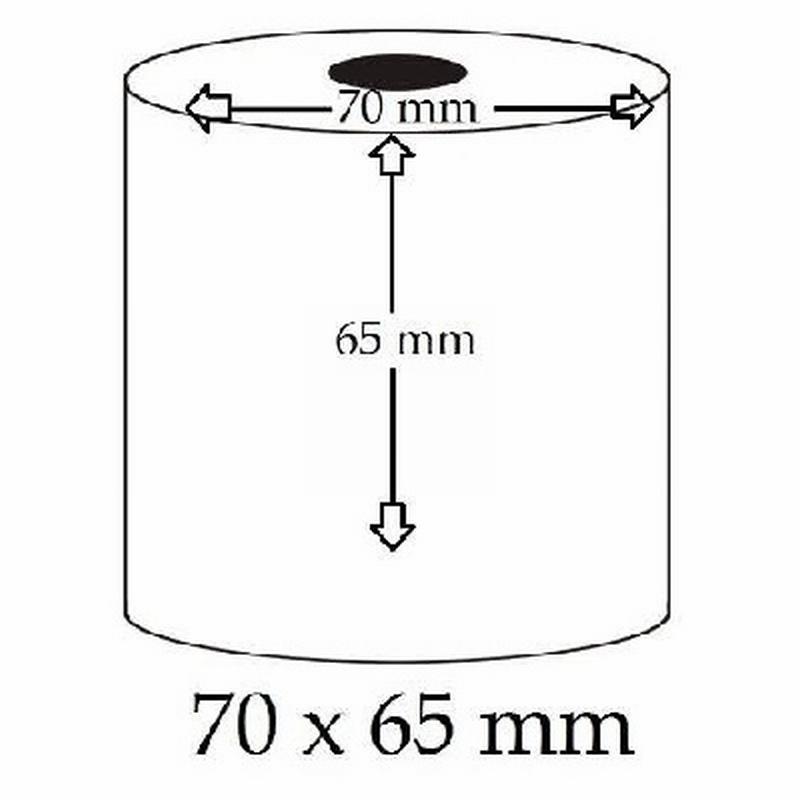 ROLLO FABRISA PAPEL ELECTRA 70X65X12 MM PARA REGISTRADORAS (16159) - PAP.CALCU.70*65 ELECTRA ROLLO