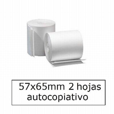 ROLLO FABRISA PAPEL AUTOCOPIATIVO 56,5X65X12 MM DE 2...
