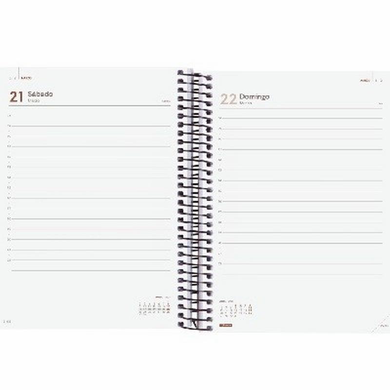 AGENDA ANUAL FINOCAM 2026 ESPIRAL OPAQUE E10 DIA PAGINA 155x212 MM. (742911025) (742912026) (742914026) (742914526) (742916026)