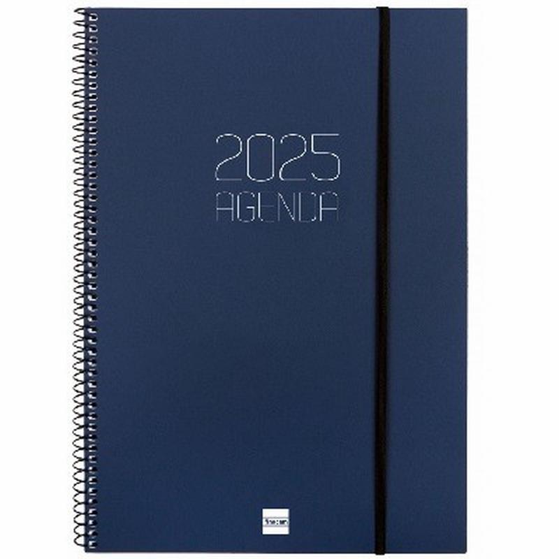 AGENDA ANUAL FINOCAM 2025 ESPIRAL OPAQUE E40 SEMANA VISTA VERTICAL DIN A4 210x297 MM (742851025) (742856025)