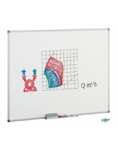 PIZARRA BLANCA FAIBO 122X200 CM. MARCO DE ALUMINIO (11-5) - PIZARRA BLANCA 122*200 ALUMINIO