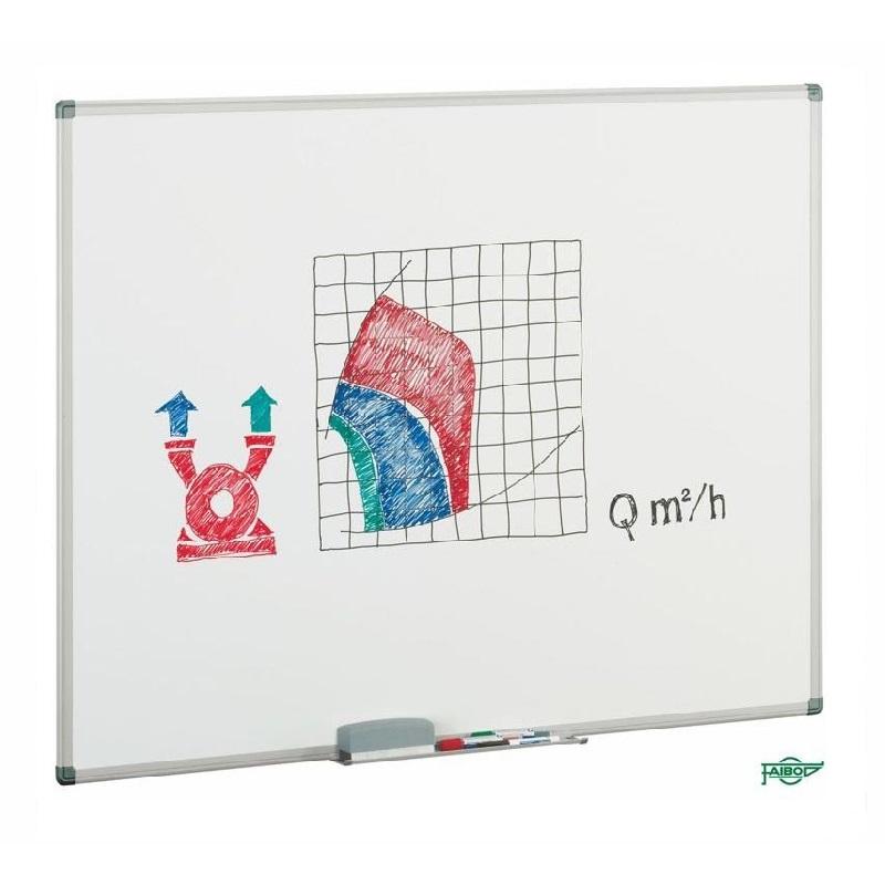 PIZARRA BLANCA FAIBO 122X200 CM. MARCO DE ALUMINIO (11-5) - PIZARRA BLANCA 122*200 ALUMINIO