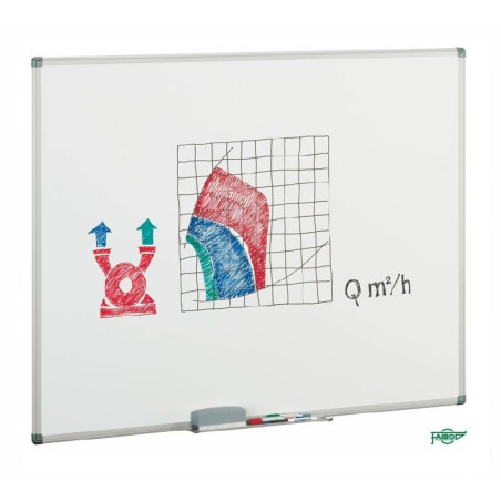 PIZARRA BLANCA FAIBO 122X200 CM. MARCO DE ALUMINIO (11-5) - PIZARRA BLANCA 122*200 ALUMINIO