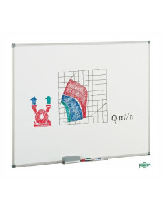 PIZARRA BLANCA FAIBO 122X150 CM. MARCO DE ALUMINIO (11-4) - PIZARRA BLANCA 122*150 ALUMINIO