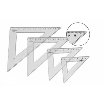 ESCUADRA FAIBO 30 CMS TRANSPARENTE (31230) -...