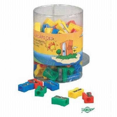SACAPUNTAS FAIBO PLASTICO RECTANGULAR 1 USO (P02) -...