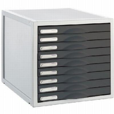 MODULO ARCHISYSTEM DE 9 CAJONES GRIS (8409C GS) O... 2