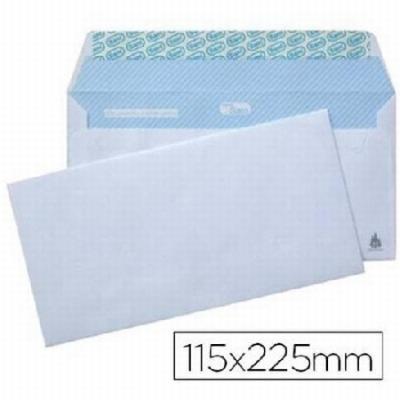 SOBRE SAM BLANCO AMERICANO 115x225 MM. OPEN SYSTEM TIRA...