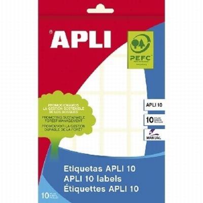 ETIQUETAS APLI BLANCAS 53X100 MM. ESCRITURA MANUAL 10... 2