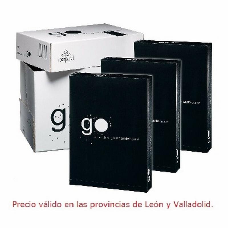 PAPEL FOTOCOPIADORA GO DIN A4 80 GRAMOS/M2 ETIQUETA ECOLABEL PREMIUM PAQUETE DE 500 HOJAS -PRECIOS VALIDOS HASTA 31 DE